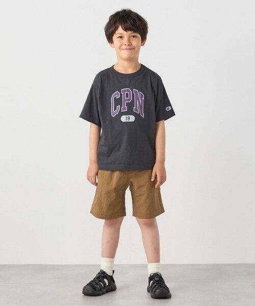 SHIPS / シップス Tシャツ | Champion:〈洗濯機可能〉CPN プリント Tシャツ<KIDS> | 詳細8