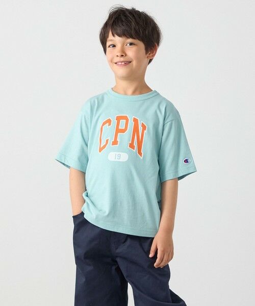 SHIPS / シップス Tシャツ | Champion:〈洗濯機可能〉CPN プリント Tシャツ<KIDS> | 詳細18