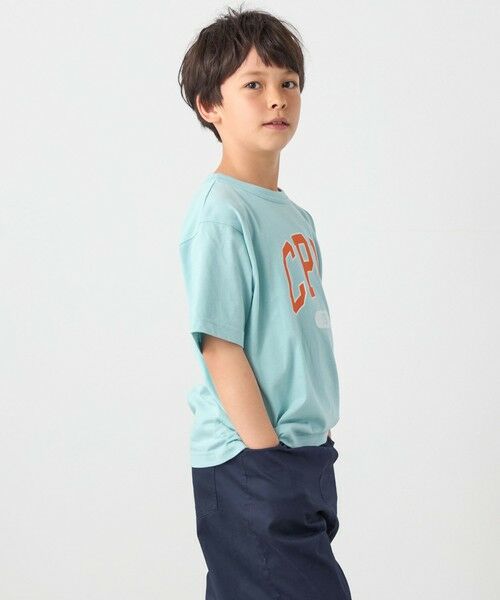 SHIPS / シップス Tシャツ | Champion:〈洗濯機可能〉CPN プリント Tシャツ<KIDS> | 詳細19