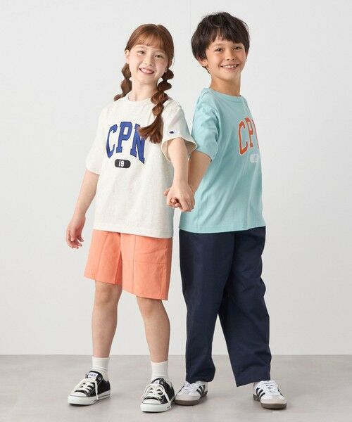 SHIPS / シップス Tシャツ | Champion:〈洗濯機可能〉CPN プリント Tシャツ<KIDS> | 詳細20