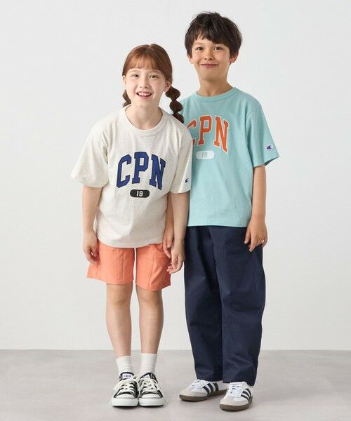 SHIPS / シップス Tシャツ | Champion:〈洗濯機可能〉CPN プリント Tシャツ<KIDS> | 詳細22