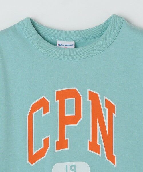 SHIPS / シップス Tシャツ | Champion:〈洗濯機可能〉CPN プリント Tシャツ<KIDS> | 詳細4