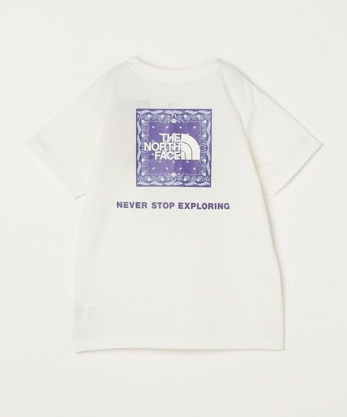SHIPS / シップス Tシャツ | THE NORTH FACE: スクエア バンダナ バックプリント ロゴ Tシャツ 26SS<KIDS> | 詳細7
