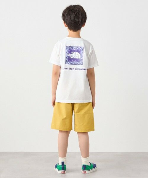 SHIPS / シップス Tシャツ | THE NORTH FACE: スクエア バンダナ バックプリント ロゴ Tシャツ 26SS<KIDS> | 詳細2