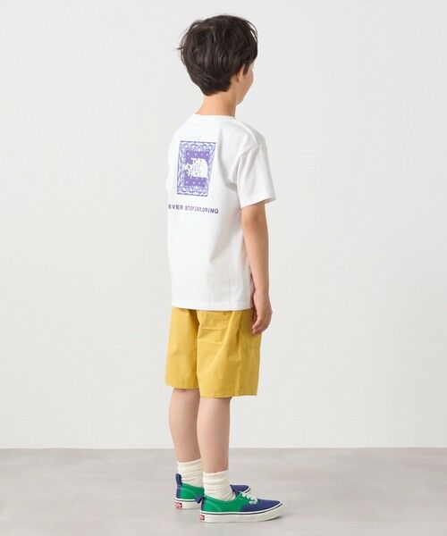 SHIPS / シップス Tシャツ | THE NORTH FACE: スクエア バンダナ バックプリント ロゴ Tシャツ 26SS<KIDS> | 詳細3