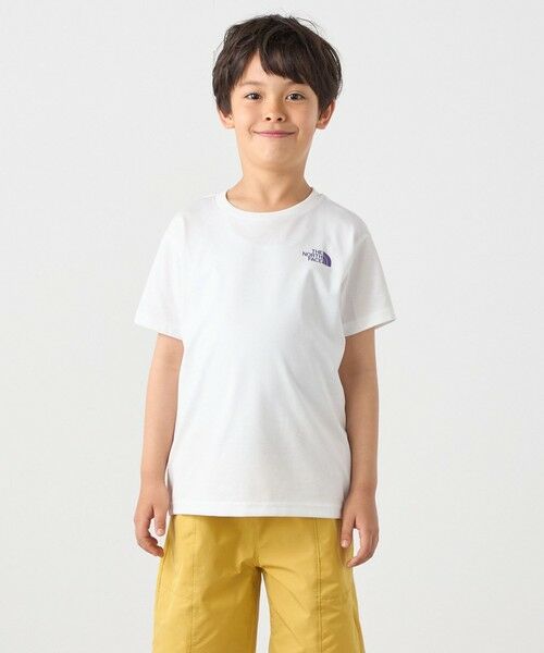 SHIPS / シップス Tシャツ | THE NORTH FACE: スクエア バンダナ バックプリント ロゴ Tシャツ 26SS<KIDS> | 詳細4