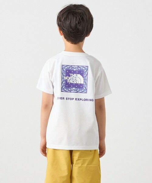 SHIPS / シップス Tシャツ | THE NORTH FACE: スクエア バンダナ バックプリント ロゴ Tシャツ 26SS<KIDS> | 詳細5