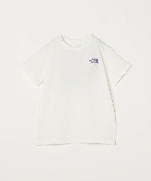 SHIPS / シップス Tシャツ | THE NORTH FACE: スクエア バンダナ  バックプリント ロゴ Tシャツ 26SS<KIDS>（ホワイト）