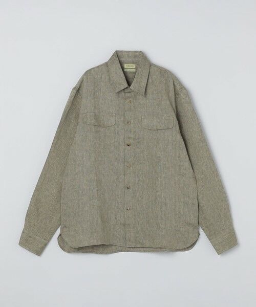 SHIPS / シップス シャツ・ブラウス | DE BONNE FACTURE: TWO POCKET OVER SHIRT（カーキ）