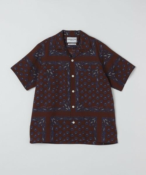 SHIPS / シップス シャツ・ブラウス | NOMARHYTHM TEXTILE: PAISLEY SUMMER SHIRT（ブラウン）