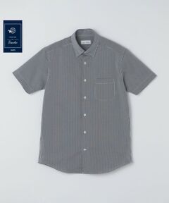 SHIPS / シップス シャツ・ブラウス | SHIPS:〈FUNCTION〉Albini × RENU(R)半袖 ジャージー ストライプ シャツ