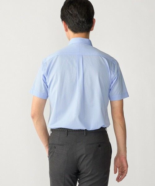 SHIPS / シップス シャツ・ブラウス | SHIPS:〈FUNCTION〉Albini × RENU(R)半袖 ジャージー ストライプ シャツ | 詳細7