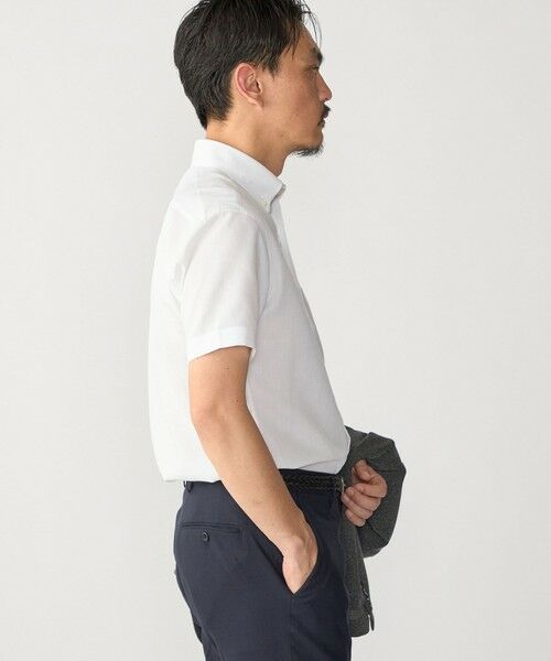 SHIPS / シップス シャツ・ブラウス | SHIPS:〈接触冷感〉ICE COTTON ワッフル ボタンダウン 半袖 シャツ | 詳細2