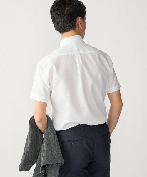 SHIPS / シップス シャツ・ブラウス | SHIPS:〈接触冷感〉ICE COTTON ワッフル ボタンダウン 半袖 シャツ | 詳細3