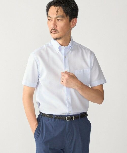 SHIPS / シップス シャツ・ブラウス | SHIPS:〈接触冷感〉ICE COTTON ワッフル ボタンダウン 半袖 シャツ | 詳細16