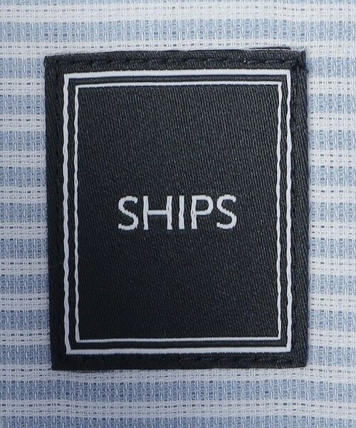 SHIPS / シップス シャツ・ブラウス | SHIPS:〈接触冷感〉ICE COTTON パナマ ストライプ ボタンダウン 半袖 シャツ | 詳細13