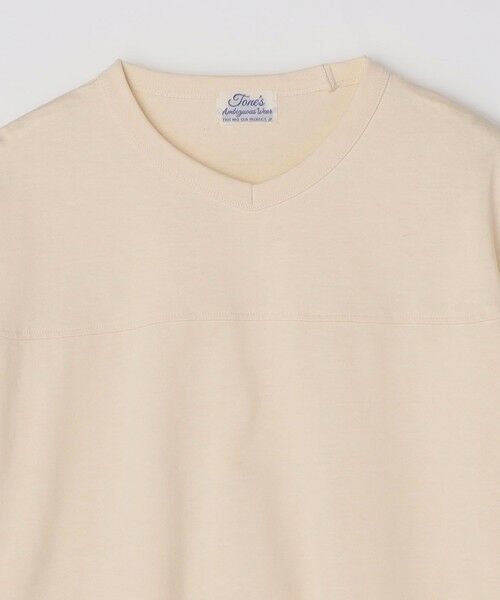 SHIPS / シップス Tシャツ | tone: HEM FOOTBALL SHIRT | 詳細2