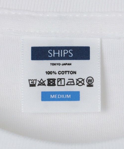 SHIPS / シップス Tシャツ | 【WEB限定】SHIPS: マイクロ SHIPSロゴ Tシャツ | 詳細5