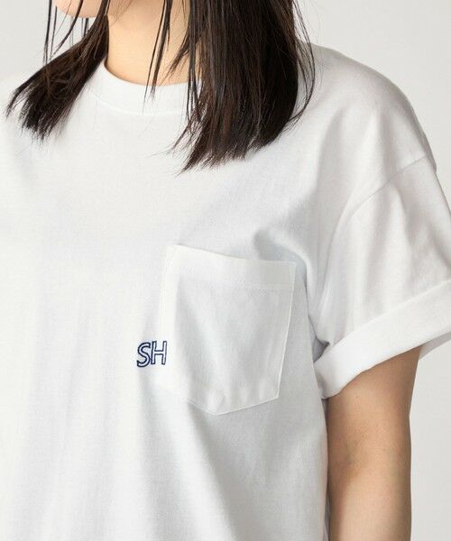 SHIPS / シップス Tシャツ | 【WEB限定】SHIPS: エンブロイダリー SHロゴ ポケット Tシャツ | 詳細1
