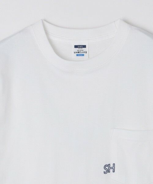 SHIPS / シップス Tシャツ | 【WEB限定】SHIPS: エンブロイダリー SHロゴ ポケット Tシャツ | 詳細2