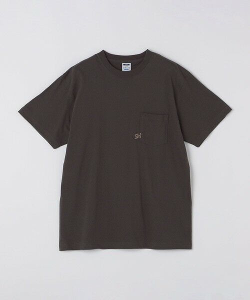 SHIPS / シップス Tシャツ | 【WEB限定】SHIPS: エンブロイダリー SHロゴ ポケット Tシャツ | 詳細10