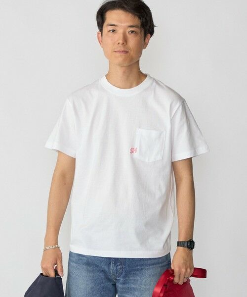 SHIPS / シップス Tシャツ | 【WEB限定】SHIPS: エンブロイダリー SHロゴ ポケット Tシャツ | 詳細25