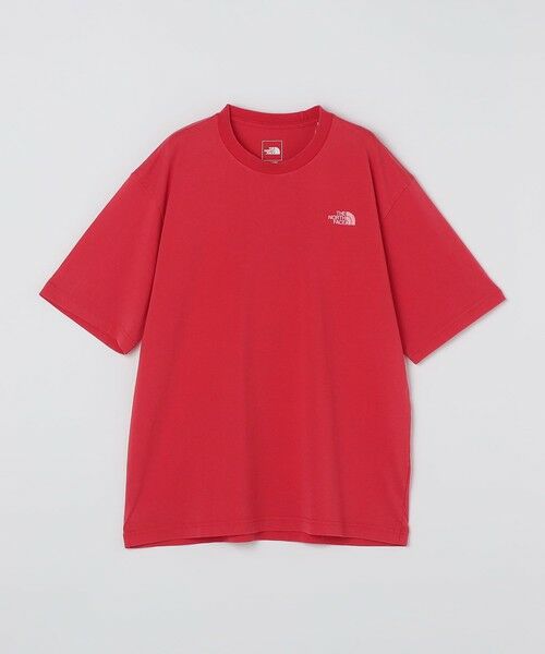 SHIPS / シップス Tシャツ | THE NORTH FACE: GAR TYPOGRAPHIC COLORED SHORT SLEEVE(レッド)