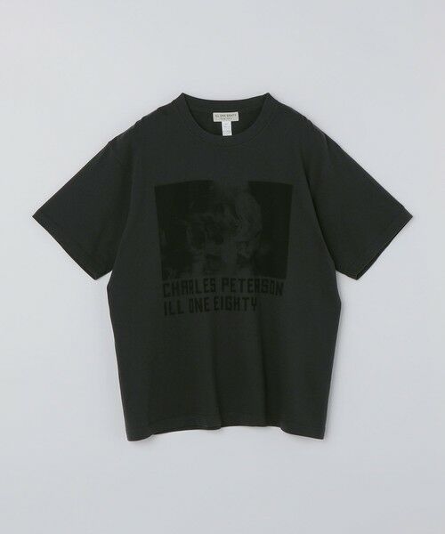 SHIPS / シップス Tシャツ | ILL180°: CHARLES PETERSON S/S TEE HUB2 KURT（ブラック）