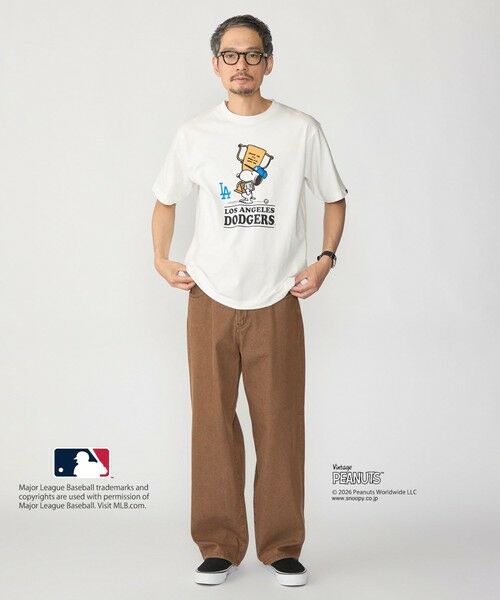 SHIPS / シップス Tシャツ | SHIPS: PEANUTS×MLB プリント Tシャツ 26SS | 詳細1