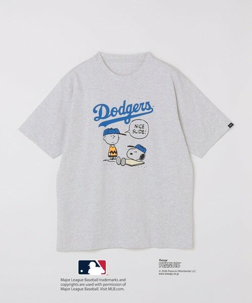 SHIPS / シップス Tシャツ | SHIPS: PEANUTS×MLB プリント Tシャツ 26SS（オフホワイト）