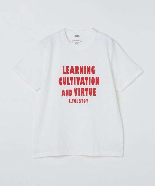 SHIPS / シップス Tシャツ | SHIPS: アマネ ムラカミ プリント Tシャツ（オフホワイト）