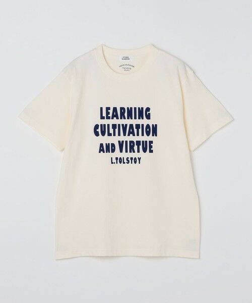 SHIPS / シップス Tシャツ | SHIPS: アマネ ムラカミ プリント Tシャツ（ナチュラル）