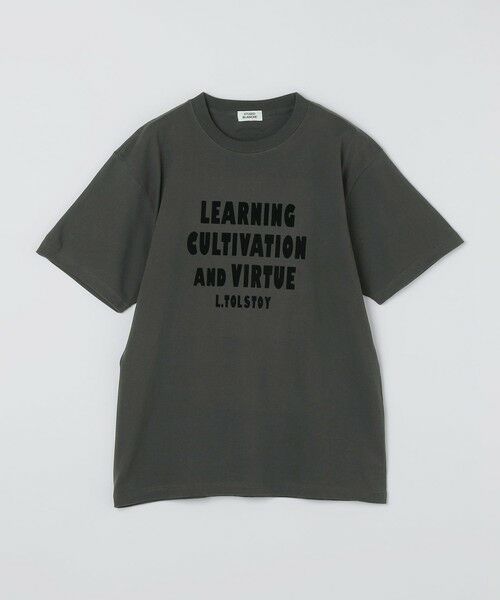 SHIPS / シップス Tシャツ | SHIPS: アマネ ムラカミ プリント Tシャツ（ブラック）