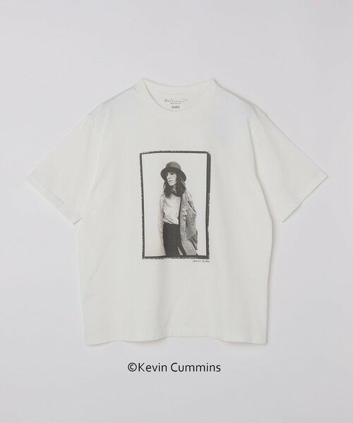 SHIPS / シップス Tシャツ | SHIPS: Kevin Cummins Patti Smith プリント Tシャツ（ホワイト）