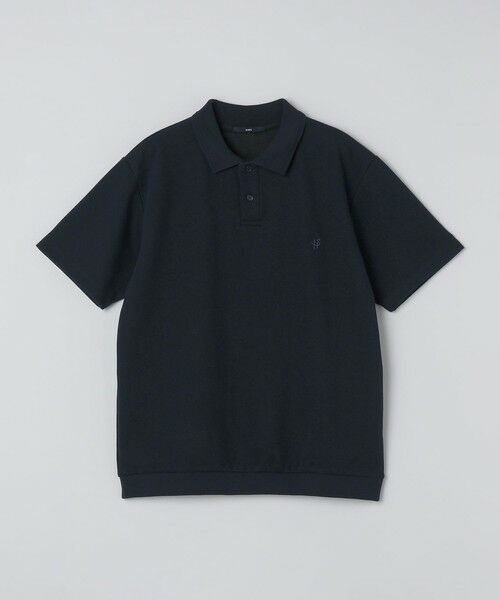SHIPS / シップス ポロシャツ | 【WEB限定】SHIPS:〈抗菌・防臭〉ワンポイントロゴ バーズアイ 半袖 ポロシャツ（ネイビー）