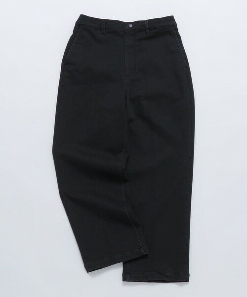 SHIPS / シップス その他パンツ | 【WEB限定】SHIPS: ジャージー デニムライク スラックス（ブラック）