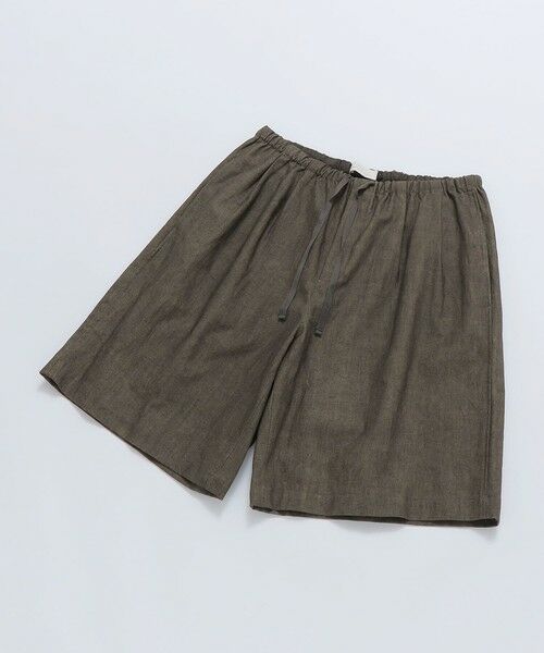 SHIPS / シップス その他パンツ | AMOMENTO: LINEN DRAWSTRING SHORTS | 詳細1