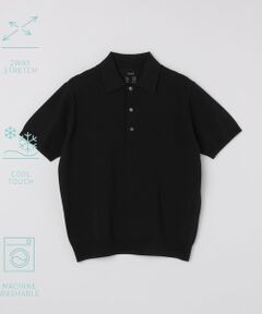 SHIPS / シップス ポロシャツ | SHIPS:〈洗濯機可能/接触冷感〉ファンクション ショート スリーブ  ニット ポロシャツ