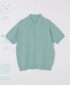 SHIPS / シップス ポロシャツ | SHIPS:〈洗濯機可能/接触冷感〉ファンクション ショート スリーブ  ニット ポロシャツ