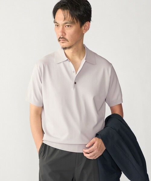 SHIPS / シップス ポロシャツ | SHIPS:〈洗濯機可能/接触冷感〉ファンクション ショート スリーブ  ニット ポロシャツ | 詳細7