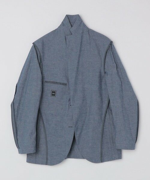 SHIPS / シップス テーラードジャケット | SHIPS:〈洗濯機可能〉MADE IN JAPAN コットン/リネン ウォッシュド ジャケット | 詳細2