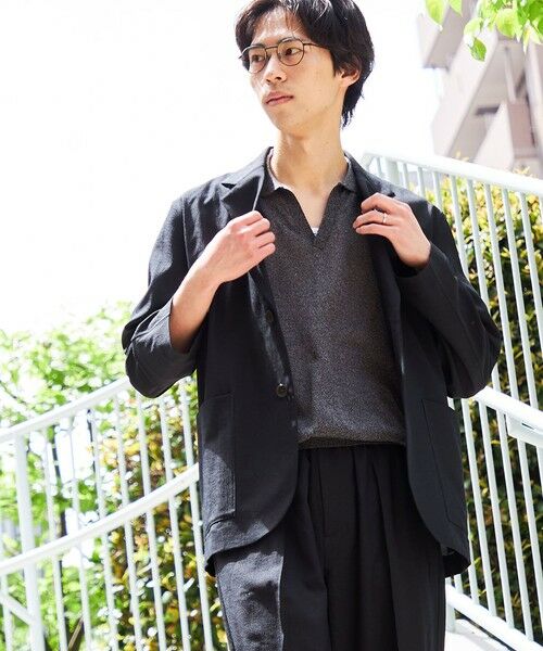 SHIPS / シップス テーラードジャケット | SHIPS:〈セットアップ対応/ 撥水〉Comfy Line DRYAIR ジャケット（ブラック）