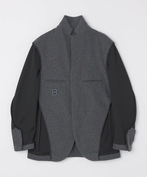 SHIPS / シップス テーラードジャケット | SHIPS:〈FUNCTION〉MADE IN JAPAN ジャージー ライト メランジ ジャケット | 詳細2