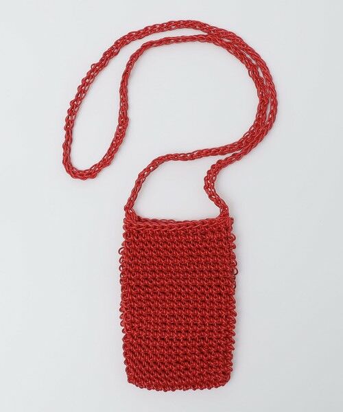 SHIPS / シップス リュック・バックパック | AMOMENTO: MINI HAND LEATHER NET BAG | 詳細1