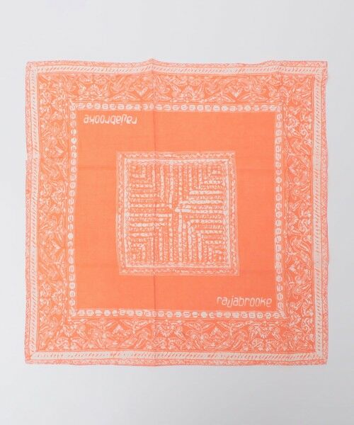 SHIPS / シップス ハンカチ | rajabrooke: BATIK WAU HANDKERCHIEF（スモークピンク）