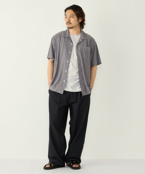 SHIPS / シップス シャツ・ブラウス | SHIPS Colors:〈接触冷感〉カット ジャカード オープンカラー シャツ | 詳細3