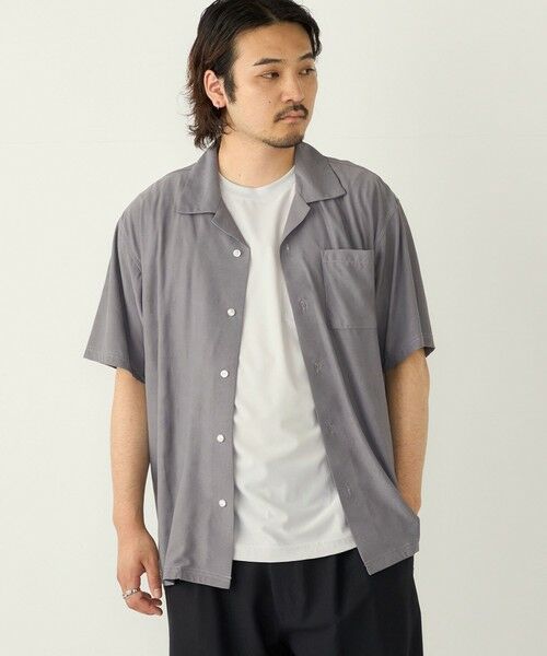 SHIPS / シップス シャツ・ブラウス | SHIPS Colors:〈接触冷感〉カット ジャカード オープンカラー シャツ | 詳細5
