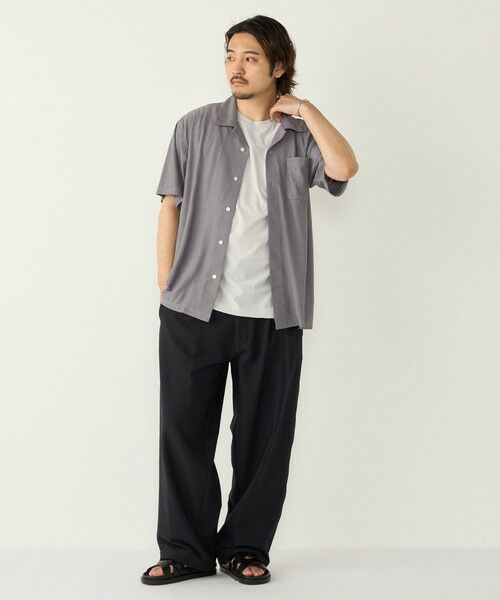 SHIPS / シップス シャツ・ブラウス | SHIPS Colors:〈接触冷感〉カット ジャカード オープンカラー シャツ | 詳細7