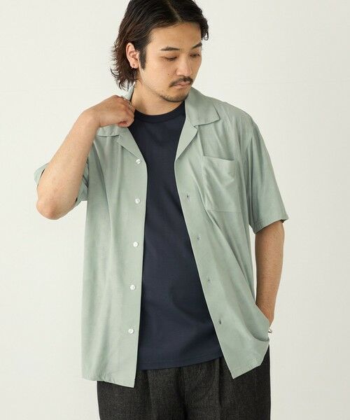 SHIPS / シップス シャツ・ブラウス | SHIPS Colors:〈接触冷感〉カット ジャカード オープンカラー シャツ | 詳細18