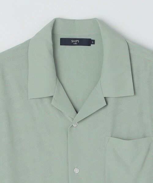 SHIPS / シップス シャツ・ブラウス | SHIPS Colors:〈接触冷感〉カット ジャカード オープンカラー シャツ | 詳細10